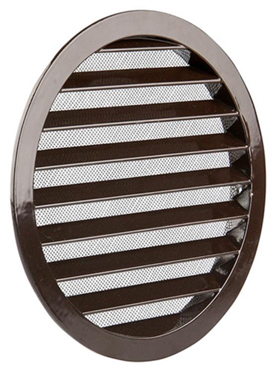 Renson 1006272 - grille ronde encastrable 434 r alural 8019 ø 200 | 5 pièces