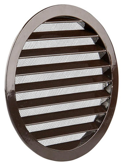 Renson 1006272 - grille ronde encastrable 434 r alural 8019 ø 200 | 5 pièces