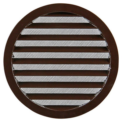 Renson 1006272 - grille ronde encastrable 434 r alural 8019 ø 200 | 5 pièces