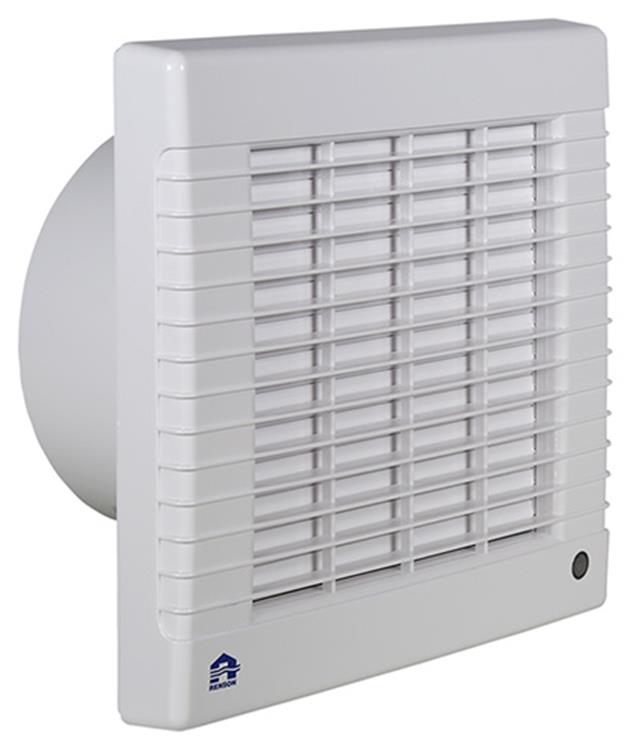 Renson 1006453 - ventilateur verrouillable avec minuterie 7223t blanc ø 150 | 2 pièces