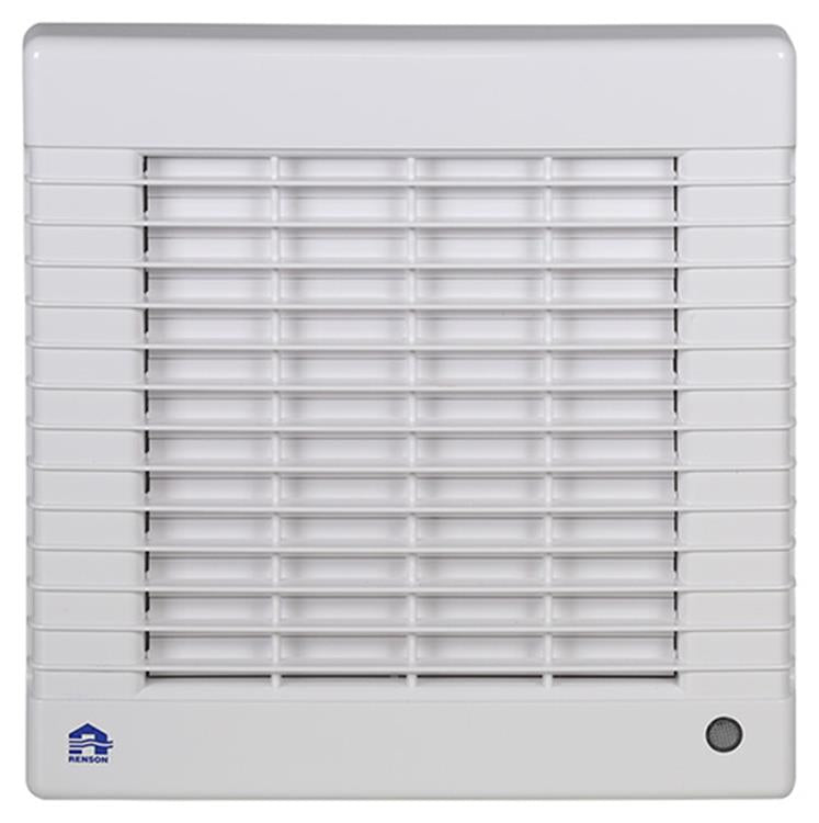 Renson 1006453 - ventilateur verrouillable avec minuterie 7223t blanc ø 150 | 2 pièces
