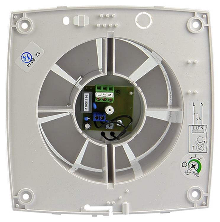 Renson 1006474 - ventilateur greenwave avec timer9201t blanc ø 100 | 1 pièce
