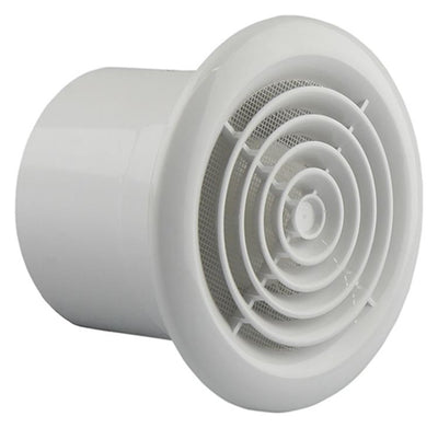 Renson 1006439 - ventilateur mécanique rond pcs. 7131 r blanc ø 100 | 2 pièces