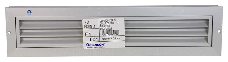Renson 1006607 - grille de porte. 461 f1 425x76mm | 2 pièces