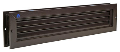Renson 1006608 - grille de porte. 461 ral 8019 425x76mm | 2 pièces