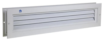 Renson 1006753 - grille de porte 461 ral9010 425x76mm | 2 pièces