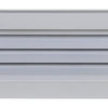 Renson 1006753 - grille de porte 461 ral9010 425x76mm | 2 pièces