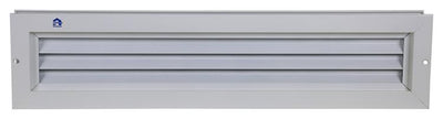 Renson 1006753 - grille de porte 461 ral9010 425x76mm | 2 pièces