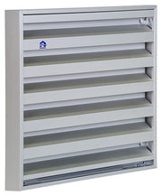 Renson 1013929 - grille murale en saillie alu naturel 431 225x225mm | 2 pièces - afbeelding 1