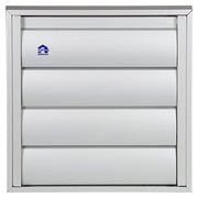 Renson 1013526 - grille à lamelles alu naturel 433 173x173mm | 2 pièces - afbeelding 2