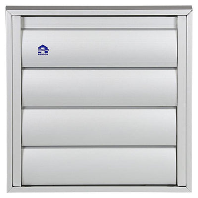Renson 1013526 - grille à lamelles alu naturel 433 173x173mm | 2 pièces