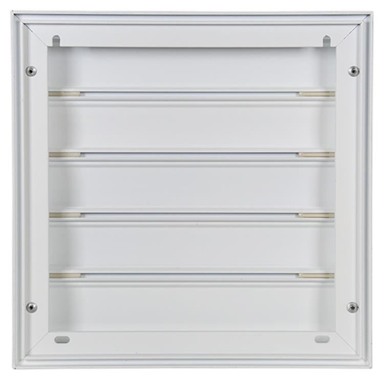 Renson 1013879 - grille à lamelles aluminium blanc 433 210x210mm | 2 pièces