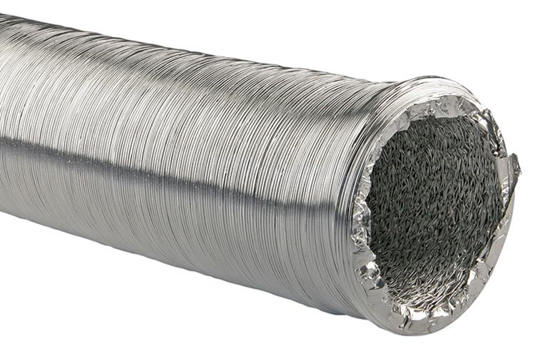 Renson 1048753 - conduit d'air flexible en aluminium souple aludec 245 dia 125 | 2 pièces