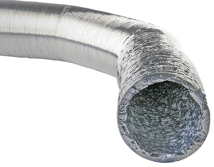 Renson 1048753 - conduit d'air flexible en aluminium souple aludec 245 dia 125 | 2 pièces
