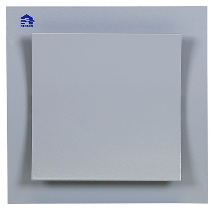 Renson 1006756 - grille xd1 mat 9006 152x152mm | 1 pièce