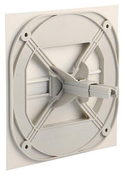 Renson 1006328 - grille d'extraction design encastrable xd2 mat 9010 rens. 188x188mm | 2 pièces - afbeelding 5