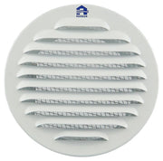 Renson 1008244 - grille à ailettes rondes intégrée. 435 r ral 9010 ø 100 | 8 pièces - afbeelding 2