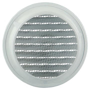 Renson 1008244 - grille à ailettes rondes intégrée. 435 r ral 9010 ø 100 | 8 pièces - afbeelding 3