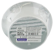 Renson 1008244 - grille à ailettes rondes intégrée. 435 r ral 9010 ø 100 | 8 pièces - afbeelding 4