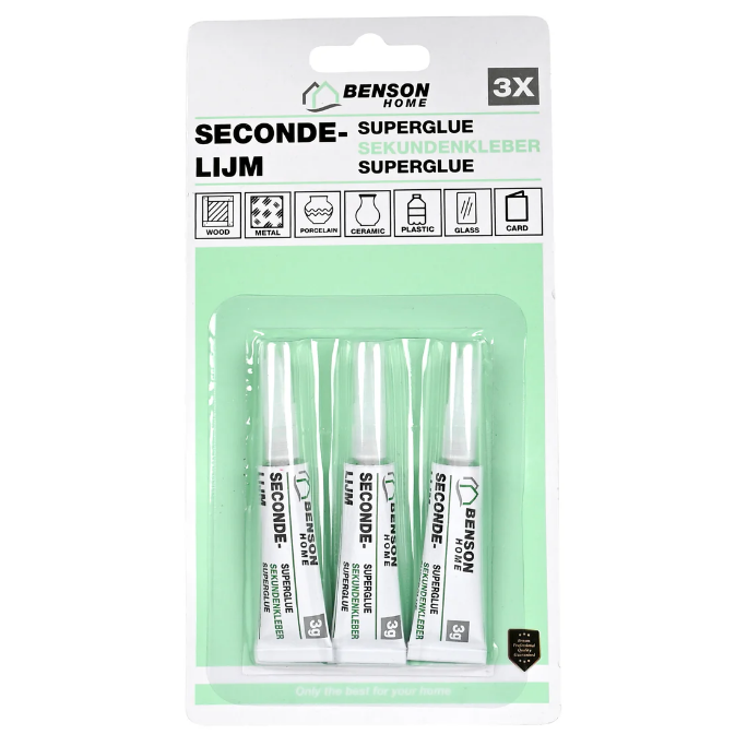 Tubes de la deuxième colle 3