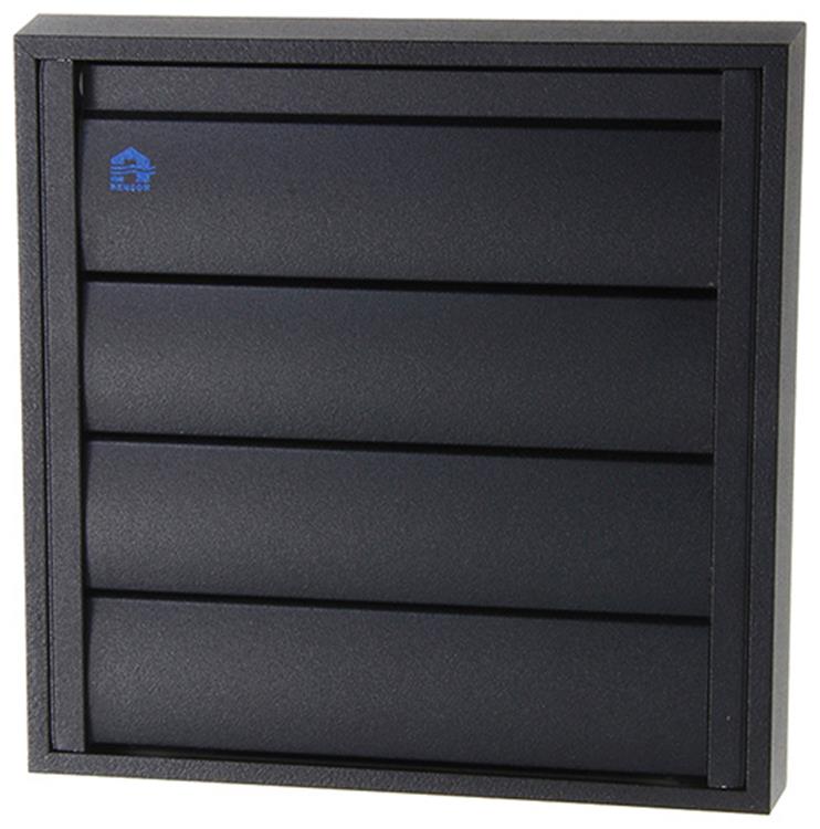 Renson 1057984 - grille de hotte 433 (173x173) ral 9005 noir | 2 pièces