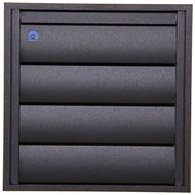 Renson 1057984 - grille de hotte 433 (173x173) ral 9005 noir | 2 pièces - afbeelding 2