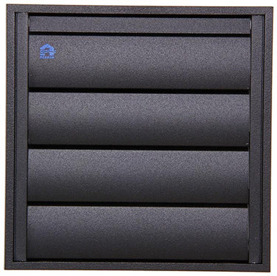 Renson 1057984 - grille de hotte 433 (173x173) ral 9005 noir | 2 pièces