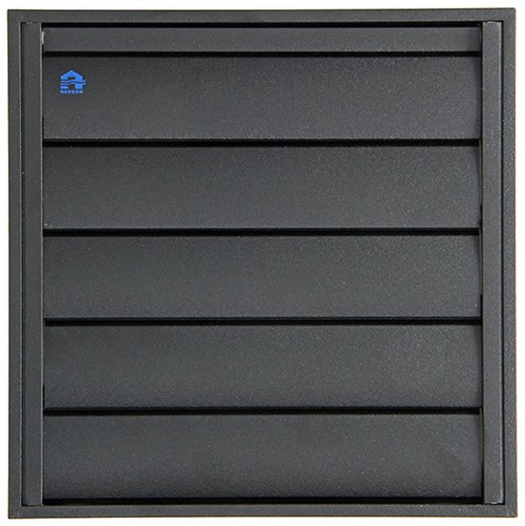Renson 1057985 - grille de hotte 433 (210x210) ral 9005 noir | 2 pièces