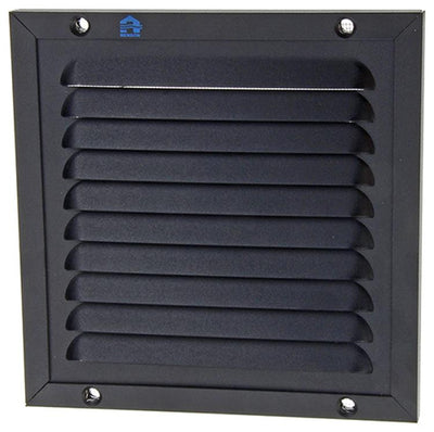 Renson 1057986 - cadre à palettes en saillie maille 437 (150x150) ral 9005 noir | 2 pièces