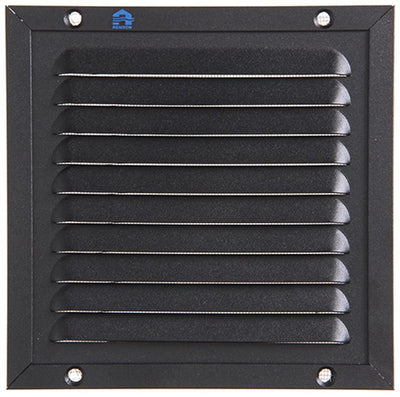 Renson 1057986 - cadre à palettes en saillie maille 437 (150x150) ral 9005 noir | 2 pièces