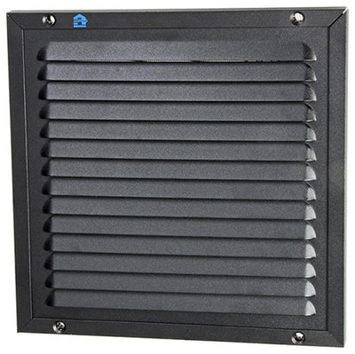Renson 1057987 - cadre à palettes en saillie maille 437 (200x200) ral 9005 noir | 2 pièces