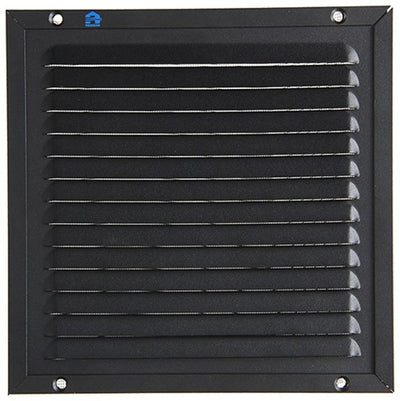 Renson 1057987 - cadre à palettes en saillie maille 437 (200x200) ral 9005 noir | 2 pièces