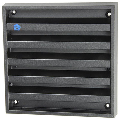 Renson 1057988 - grille murale en saillie avec maille 431 (165x165) ral 9005 noir | 2 pièces