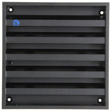 Renson 1057988 - grille murale en saillie avec maille 431 (165x165) ral 9005 noir | 2 pièces - afbeelding 2