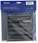 Renson 1057988 - grille murale en saillie avec maille 431 (165x165) ral 9005 noir | 2 pièces - afbeelding 3