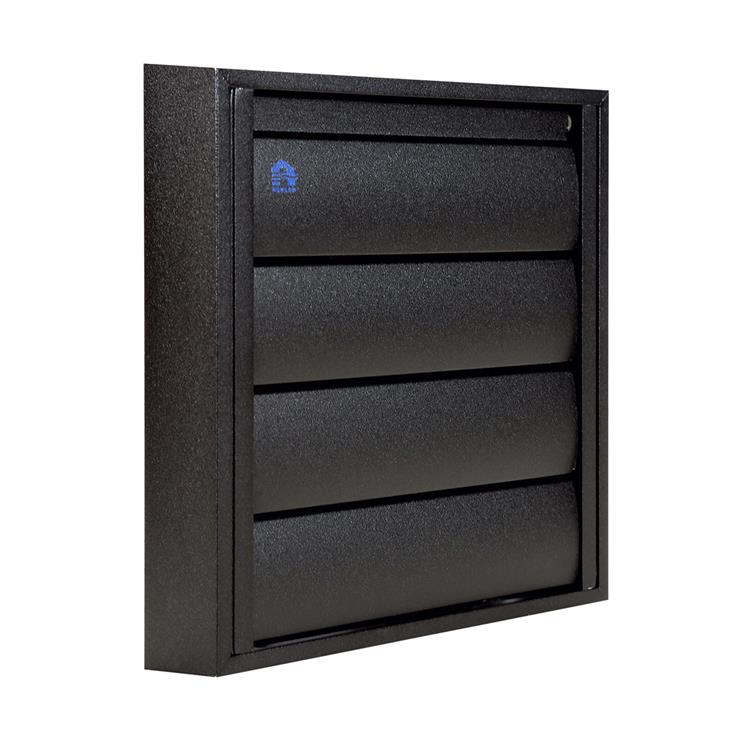 Renson 1057998 - grille de hotte 433 (173x173) ral 9005 noir | 2 pièces
