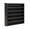 Renson 1058000 - surface-mounted wall grille with mesh 431 (165x165) ral 9005 black | 2 pièces