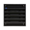 Renson 1058000 - surface-mounted wall grille with mesh 431 (165x165) ral 9005 black | 2 pièces