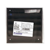 Renson 1058000 - surface-mounted wall grille with mesh 431 (165x165) ral 9005 black | 2 pièces