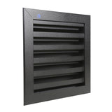 Renson 1057992 - grille encastrable avec bride 411 (200x200) ral 9005 noir | 1 pièce - afbeelding 1