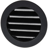 Renson 1057993 - lame ronde intégrée no. avec maille 434r dia 100 ral 9005 noir | 10 pièces - afbeelding 1