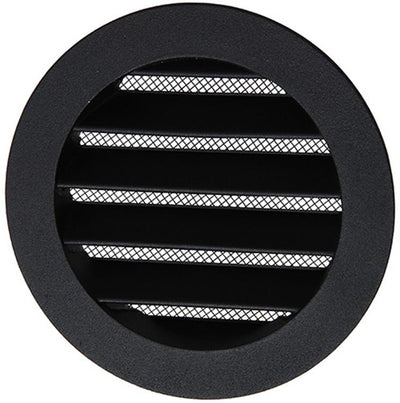 Renson 1057993 - lame ronde intégrée no. avec maille 434r dia 100 ral 9005 noir | 10 pièces