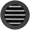 Renson 1057993 - lame ronde intégrée no. avec maille 434r dia 100 ral 9005 noir | 10 pièces