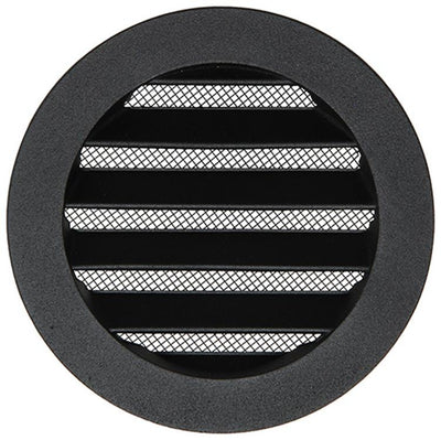 Renson 1057993 - lame ronde intégrée no. avec maille 434r dia 100 ral 9005 noir | 10 pièces