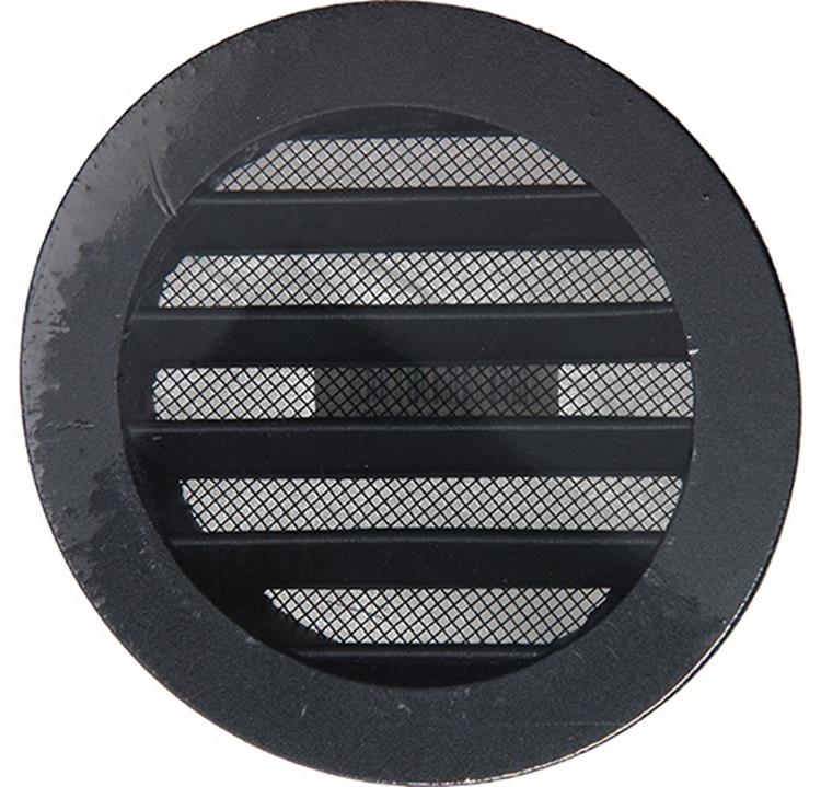 Renson 1057993 - lame ronde intégrée no. avec maille 434r dia 100 ral 9005 noir | 10 pièces