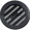 Renson 1057993 - lame ronde intégrée no. avec maille 434r dia 100 ral 9005 noir | 10 pièces