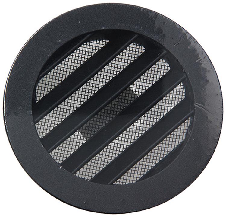 Renson 1057993 - lame ronde intégrée no. avec maille 434r dia 100 ral 9005 noir | 10 pièces