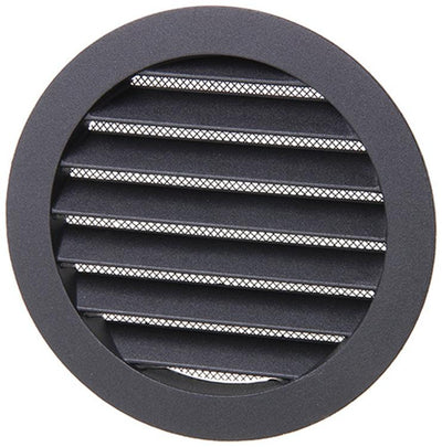 Renson 1057994 - lame ronde intégrée no. avec maille 434r dia 125 ral 9005 noir | 10 pièces