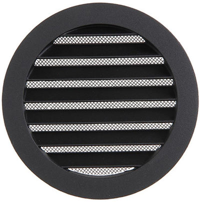 Renson 1057994 - lame ronde intégrée no. avec maille 434r dia 125 ral 9005 noir | 10 pièces