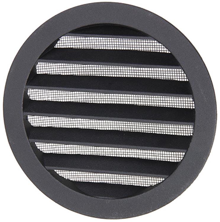 Renson 1057995 - lame ronde intégrée no. avec maille 434r dia 150 ral 9005 noir | 10 pièces